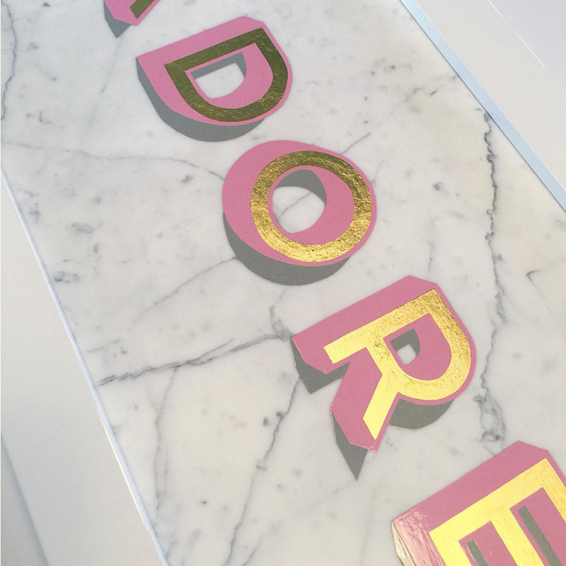 ADORE - Original On Marble