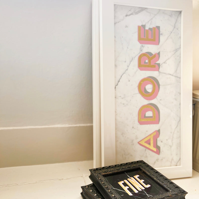ADORE - Original On Marble