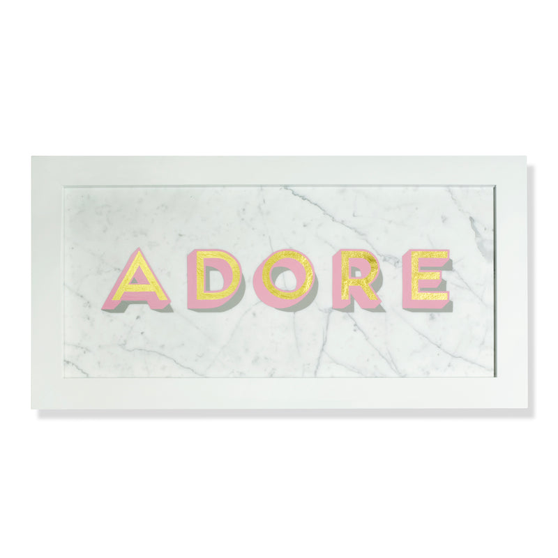 ADORE - Original On Marble