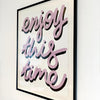 Enjoy This Time - Original on Canvas in Frame