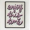 Enjoy This Time - Original on Canvas in Frame