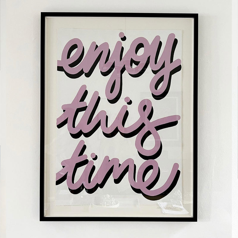 Enjoy This Time - Original on Canvas in Frame