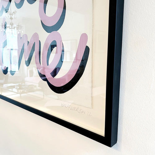 Enjoy This Time - Original on Canvas in Frame