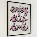 Enjoy This Time - Original on Canvas in Frame
