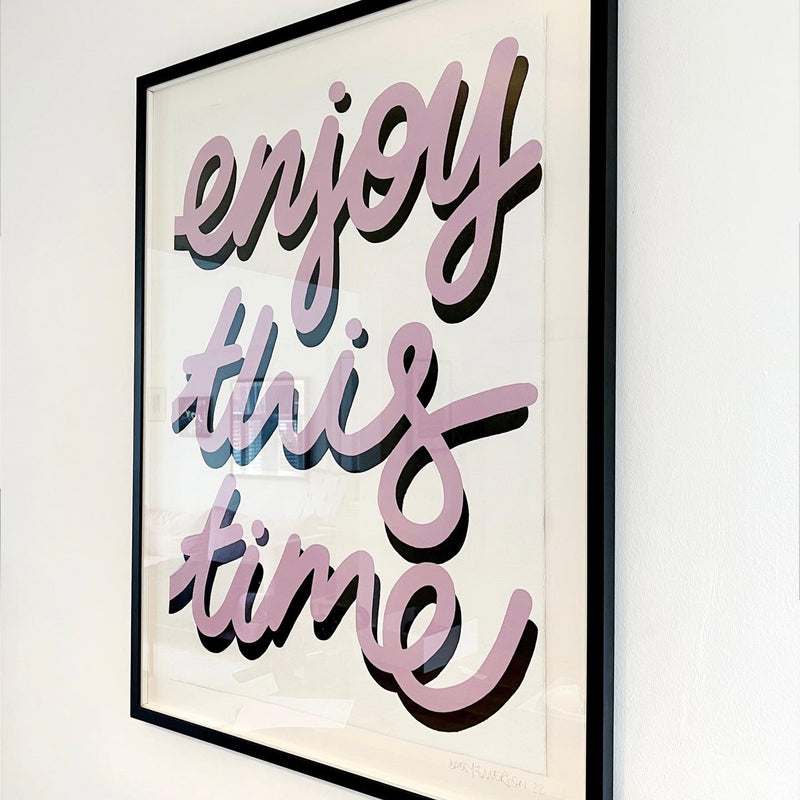 Enjoy This Time - Original on Canvas in Frame