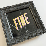 FINE - Original On Marble