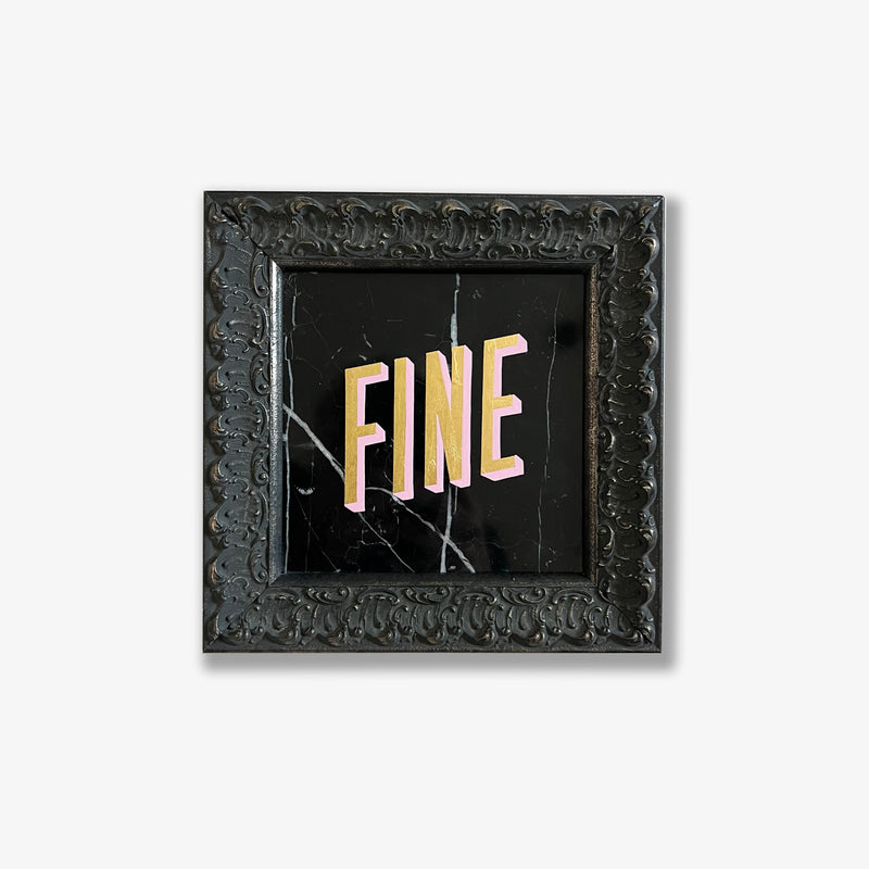 FINE - Original On Marble