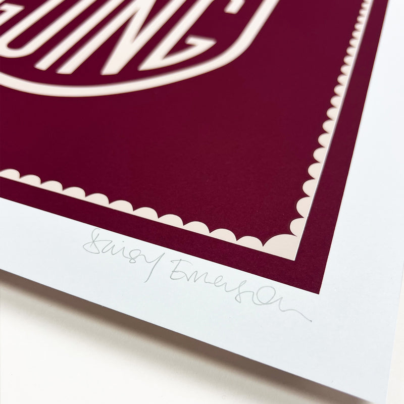 Keep On Going - Limited Edition - Burgundy