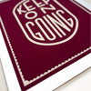 Keep On Going - Limited Edition - Burgundy
