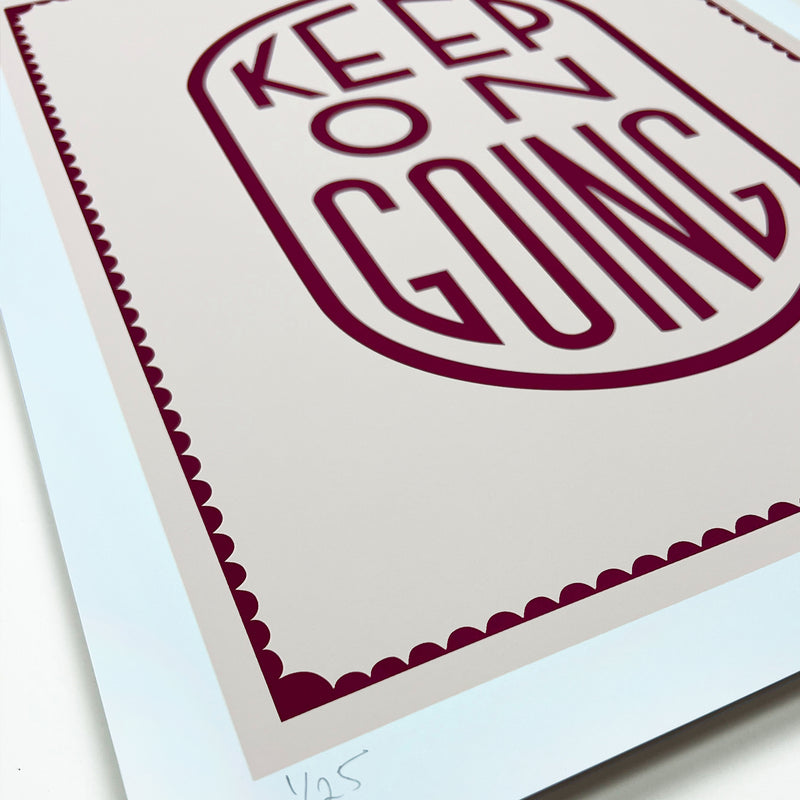 Keep On Going  Plaster Pink - Daisy Emerson