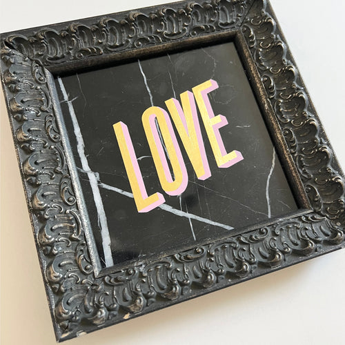 LOVE - Original On Marble