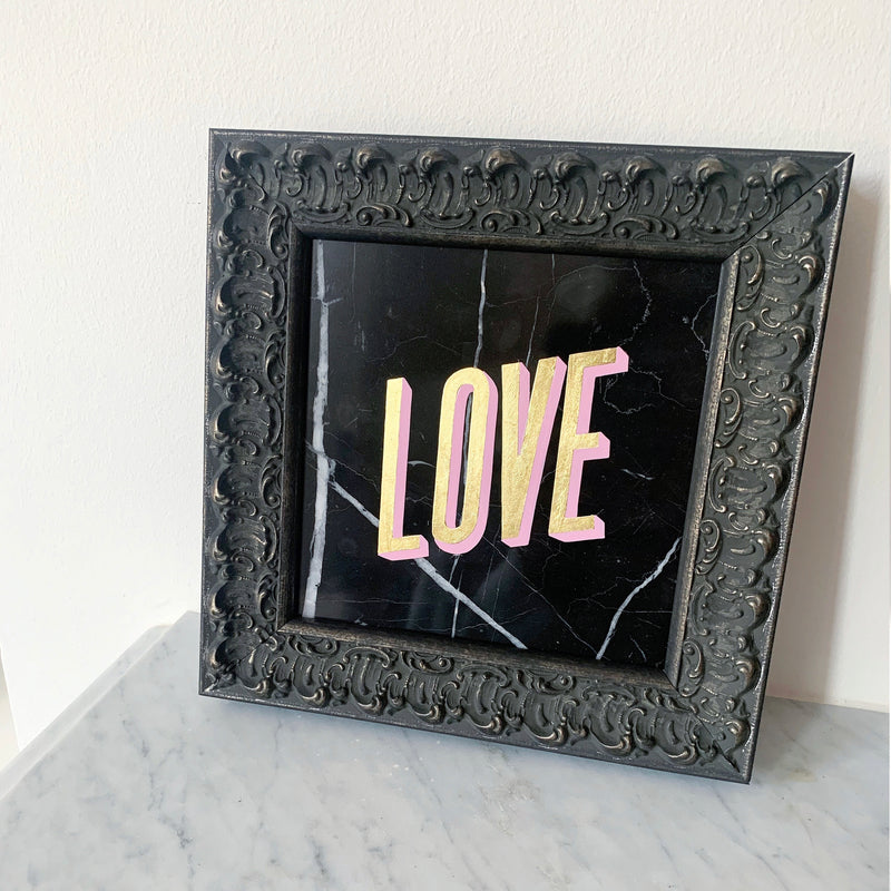 LOVE - Original On Marble