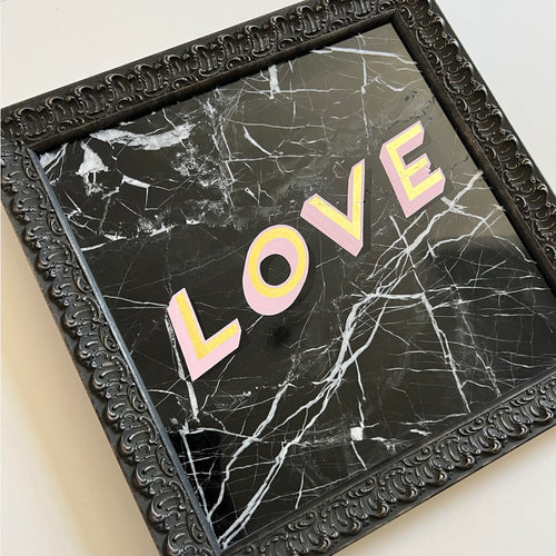 LOVE - Original On Marble