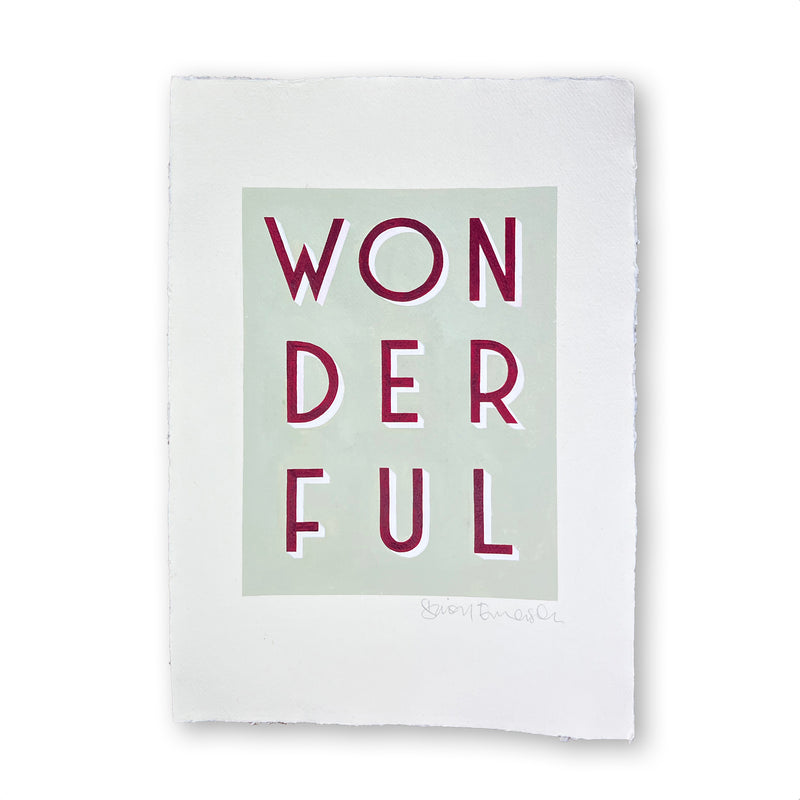 Wonderful Original on Paper Daisy Emerson