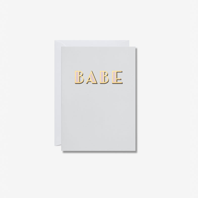 Babe - Greetings Card