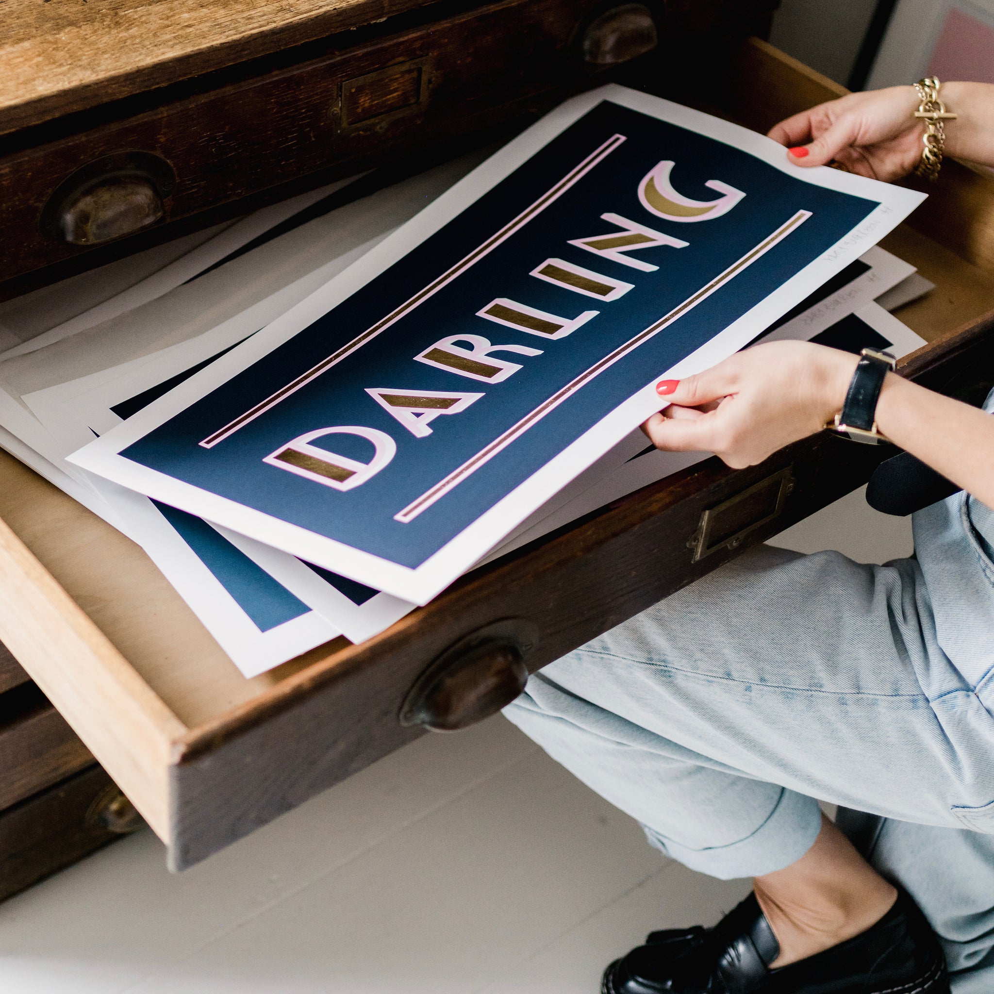 Darling Screen Print - Daisy Emerson