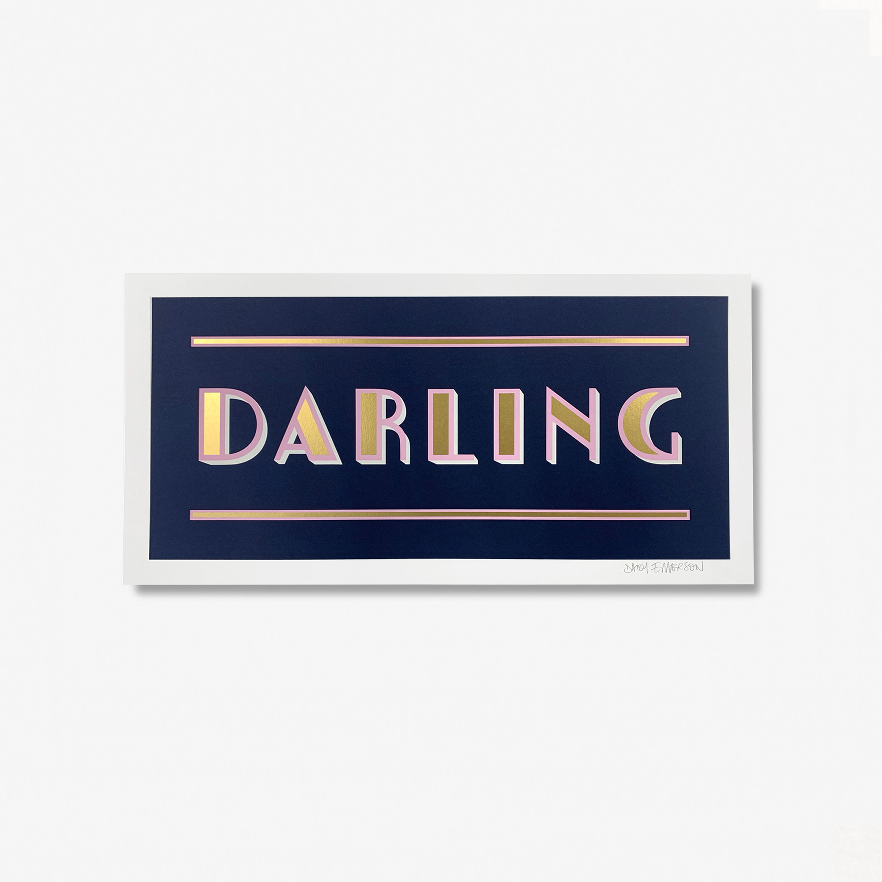 Darling Screen Print - Daisy Emerson
