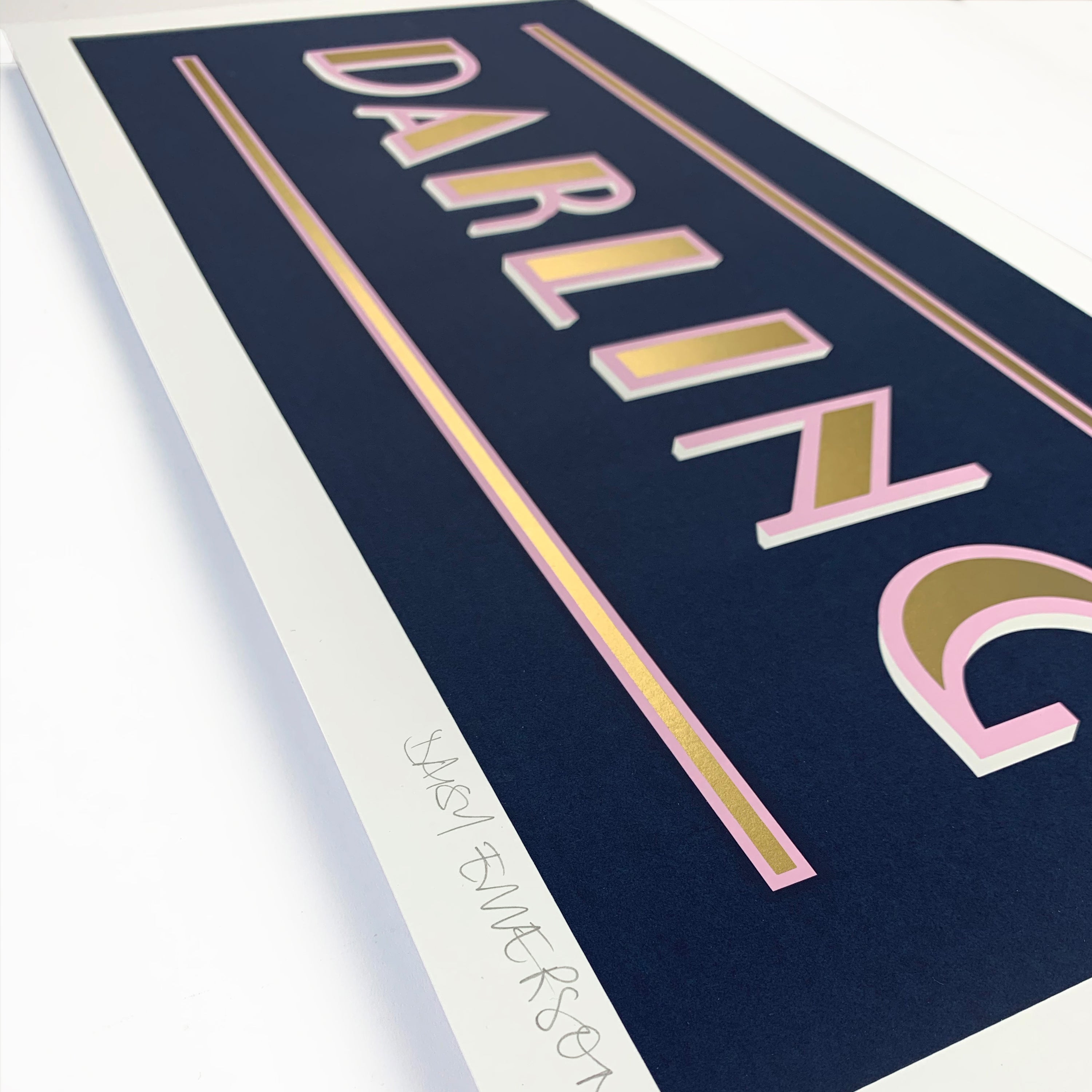 Darling Screen Print - Daisy Emerson