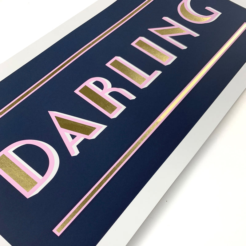 Darling Screen Print - Daisy Emerson