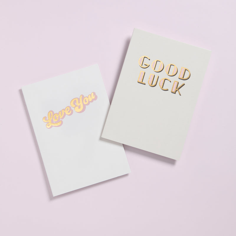 Good Luck - Greetings Card - Daisy Emerson