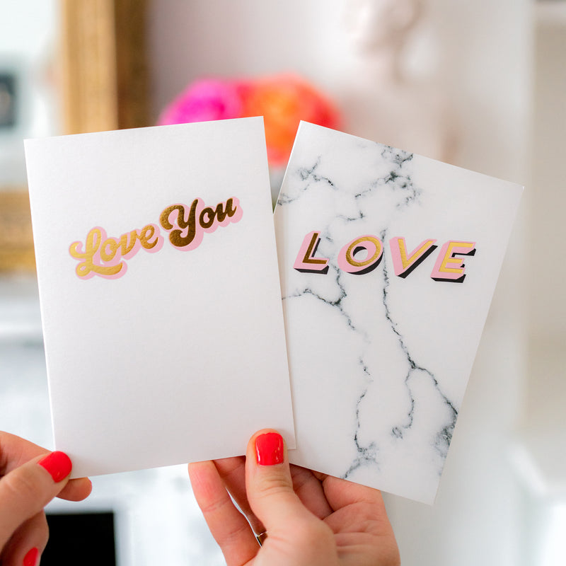 Love You - Greetings Card - Daisy Emerson