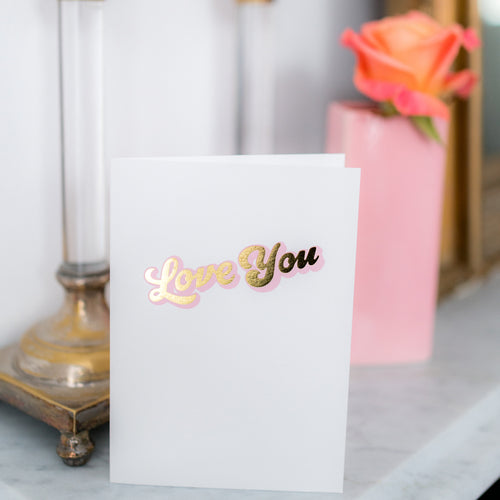 Love You - Greetings Card - Daisy Emerson
